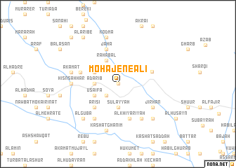 map of Mohajene Ali