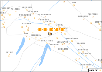 map of Moḩammadābād