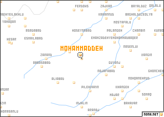 map of Moḩammad Deh