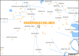 map of Moḩammad-e Chalībeh