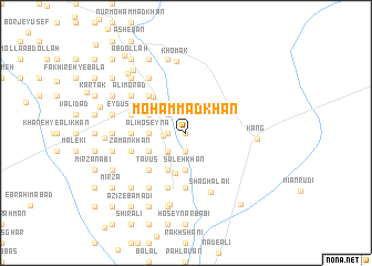 map of Moḩammad Khān