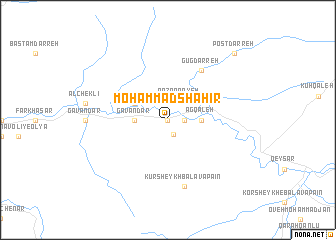 map of Moḩammad Shāhīr