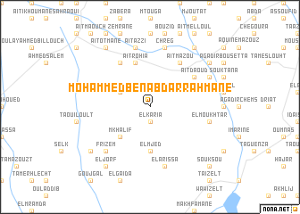 map of Mohammed Ben Abdarrahmane