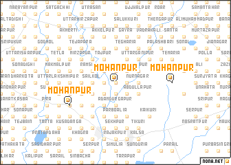 map of Mohanpur