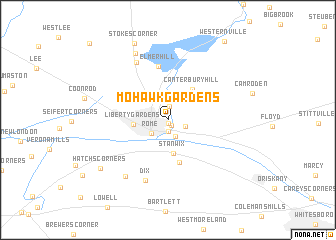 map of Mohawk Gardens