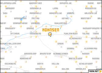 map of Möhnsen