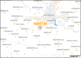 map of Mohnton