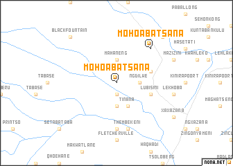 map of Mohoabatsana