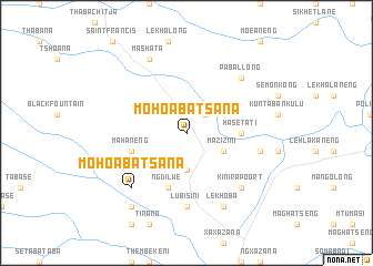 map of Mohoabatsana