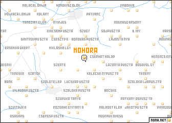 map of Mohora