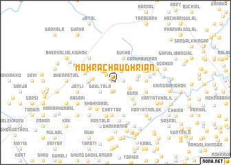 map of Mohra Chaudhriān