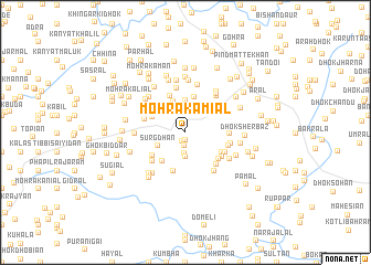 map of Mohra Kamiāl