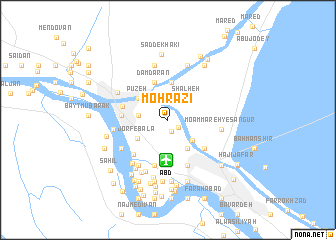 map of Moḩrazī