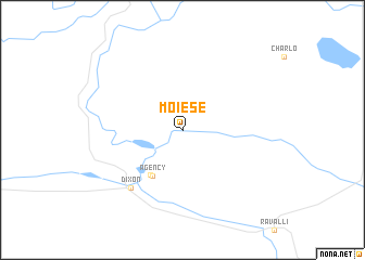 map of Moiese