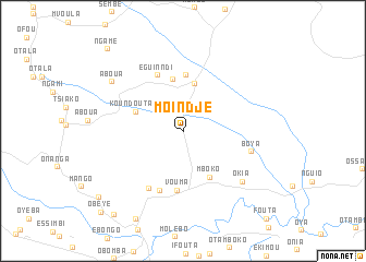 map of Moindjé