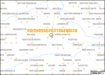map of Moinhos de Vento de Baixo