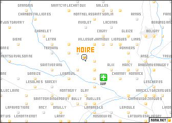 map of Moiré