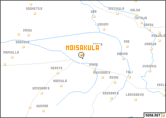 map of Mõisaküla