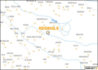 map of Mõisaküla