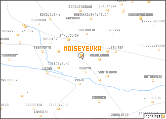 map of Moiseyevka