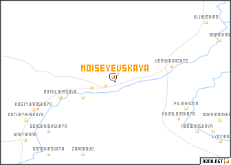 map of Moiseyevskaya