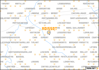 map of Moissat