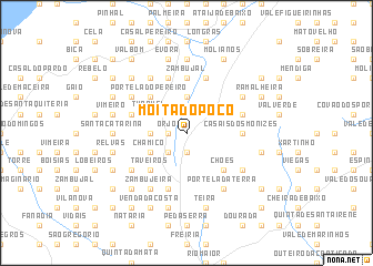 map of Moita do Poço