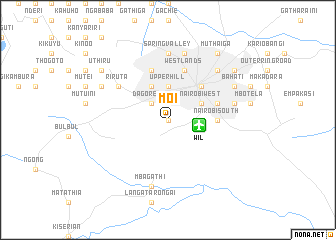 map of Moi