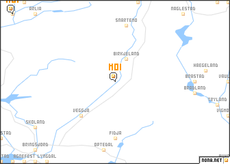 map of Moi