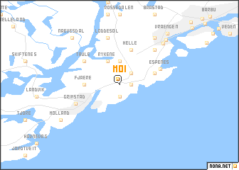 map of Moi