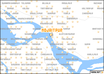 map of Mojaitpur