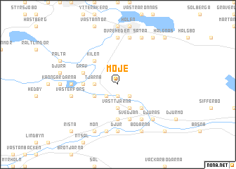 map of Moje