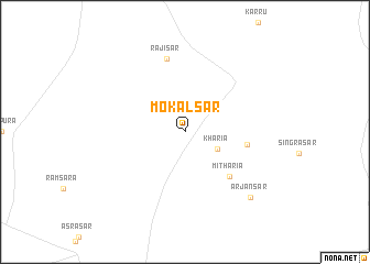 map of Mōkalsar