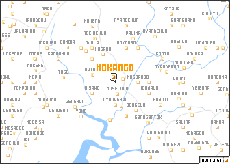 map of Mokango