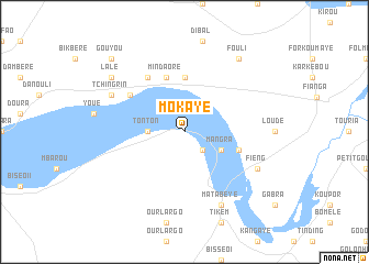 map of Mokaye