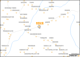 map of Moka