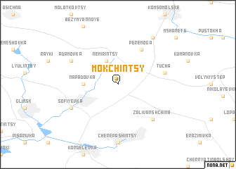 map of Mokchintsy
