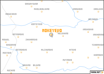 map of Mokeyevo