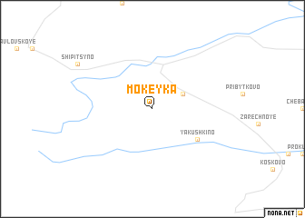 map of Mokeyka
