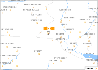 map of Mokhai