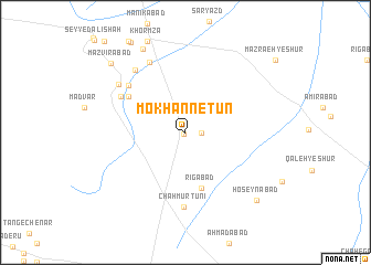 map of Mokhannetūn