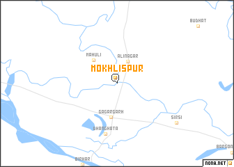 map of Mokhlispur