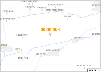 map of Mokhnach
