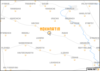 map of Mokhnatin