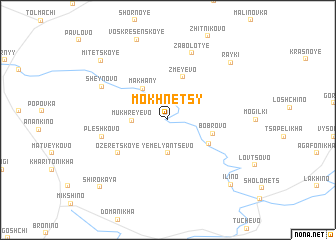 map of Mokhnetsy