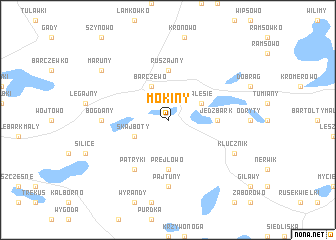 map of Mokiny