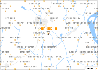 map of Mokkala