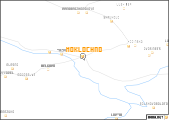 map of Moklochno