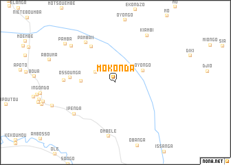 map of Mokonda