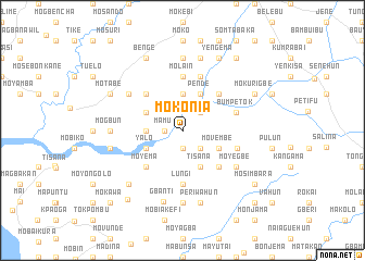 map of Mokonia